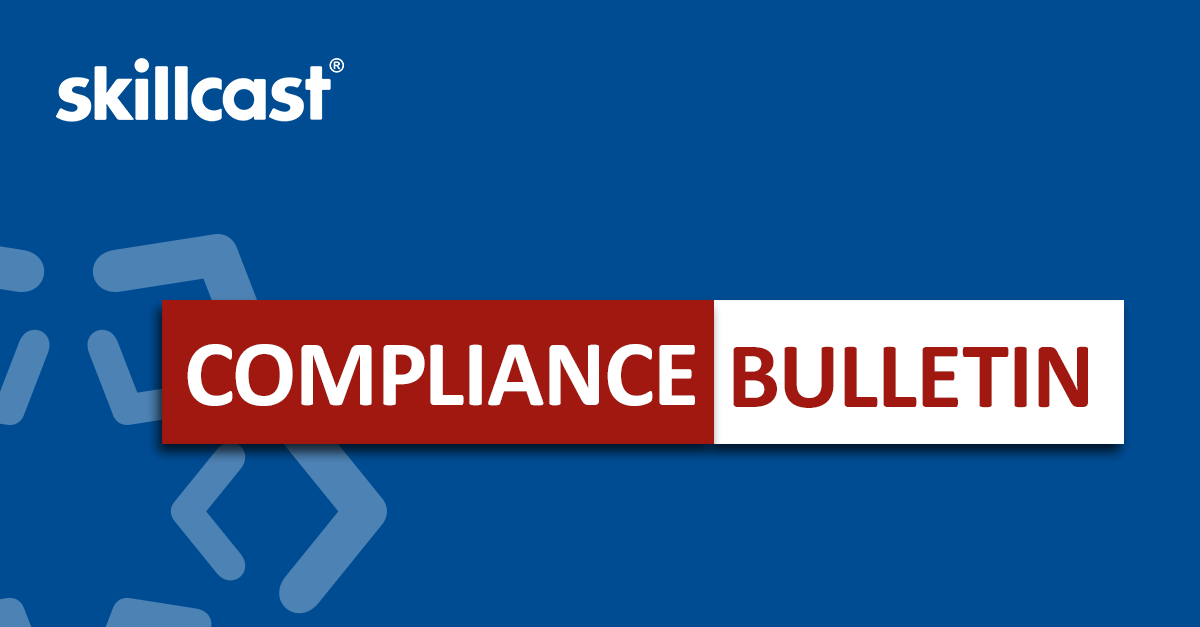 Compliance & Training Bulletin | Skillcast